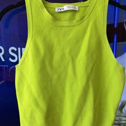 Zara Crop Top Tank Size Small 