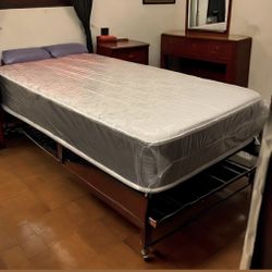 Twin Size Mattress 10 Inches Quality and Comfort New From Factory Wrapped In Plastic Also Available: Full, Queen And King Same Day Delivery