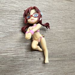 Mari Illustrious Makinami Pink Bikini Swimsuit Figure ONLY 3 1/2" Evangelion