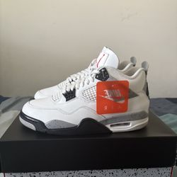 Jordan 4 White Cement Men’s Size 9.5 Brand New 
