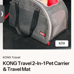 Kong Small Dog/cat Bed And Carrying Case