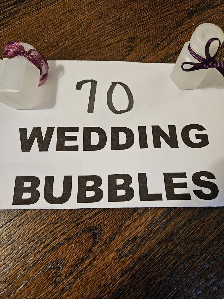 Wedding Bubbles