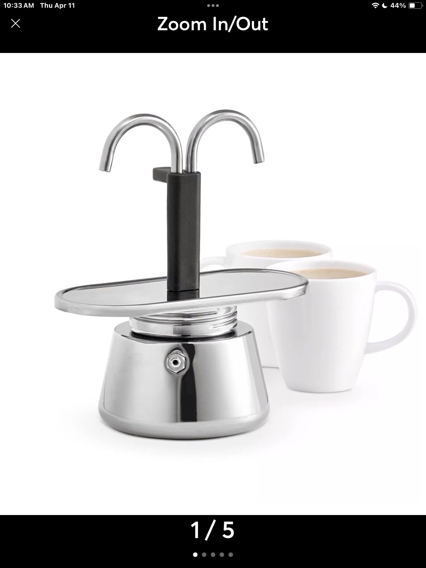 HOTEL COLLECTION Duo Stovetop Espresso Maker, Created for Macy's
