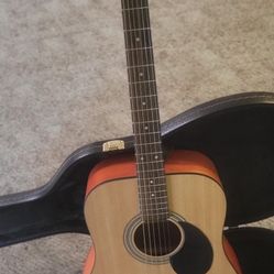 Jasmine S35 Acoustic Guitar with knox hardCase