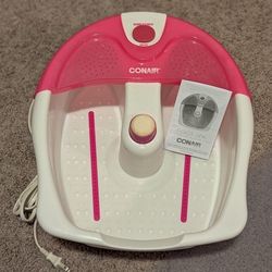Conair Foot Spa Bubbles, Massage & Heat - $10