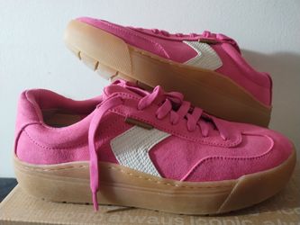 New Dr Scholl's Time Off Win Women's Pink Sneakers Shoes Size 9 M