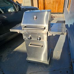 2 burner KitchenAid Stainless Steel Gas Grill, 304 SST,  good condition, igniters works, model #(contact info removed)B, cover and Tank included!