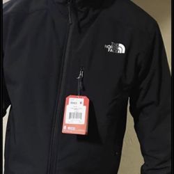 New Men Black The North Face Apex Bionic Soft Shell  Jacket 