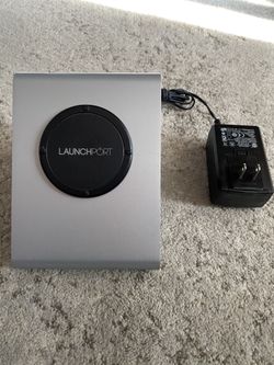 iPad Launch port charging base and choice of iPad sleeve