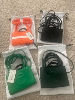 4 small Telfar Shopping Bags