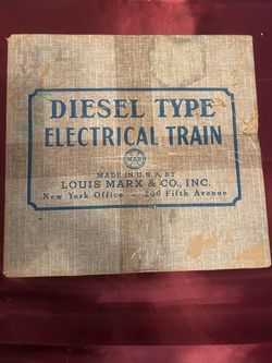 Marx 1930’s Tin Diesel Electrical Train