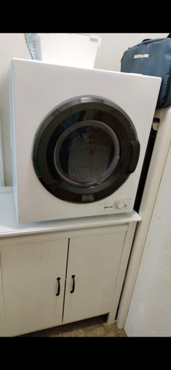 BLACK+DECKER 2.65 Cu. Ft. Portable Vented Electric Dryer