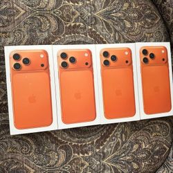 Apple iPhone 17 Pro Max Or 17 Pro Orange Unlocked Bonus Case & Screen Protector Included I Can Deliver 