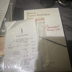 Cologne with receipt