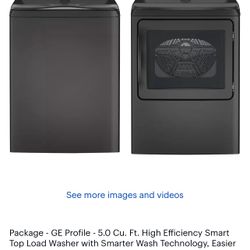 GE Washer And Dryer Set For Sale 