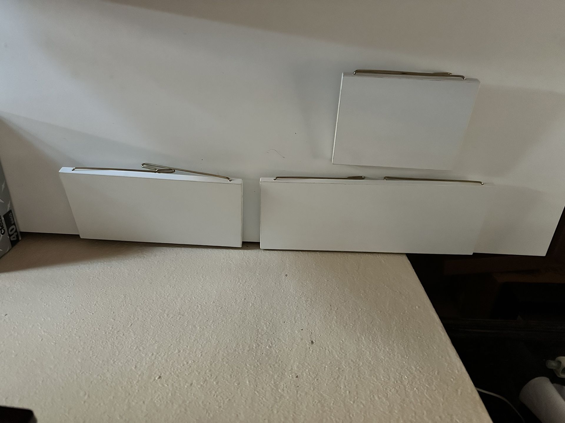 3 piece wall shelf large medium and small