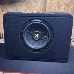2 10 In Kicker Subs In Custom Ported Box