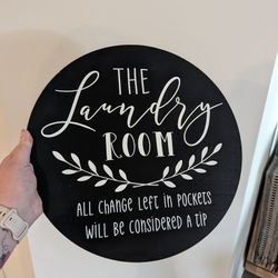 Laundry Room Sign 