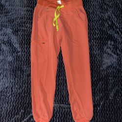 FIGS Zamora Jogger Scrub Pants Sunset Drift Womens Size XS Limited Edition