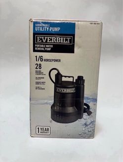 💧 1/6 HP Submersible Utility Pump – Perfect for Water Removal (Retail $127)