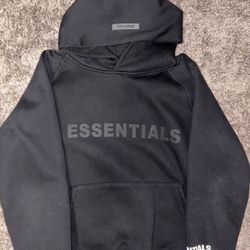 Essentials hoodie black