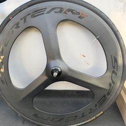 Fixie / Track Bike Front Clincher Tri Spoke Superteam 
