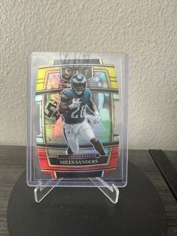 2021 Select Diecut Red/yellow Miles Sanders