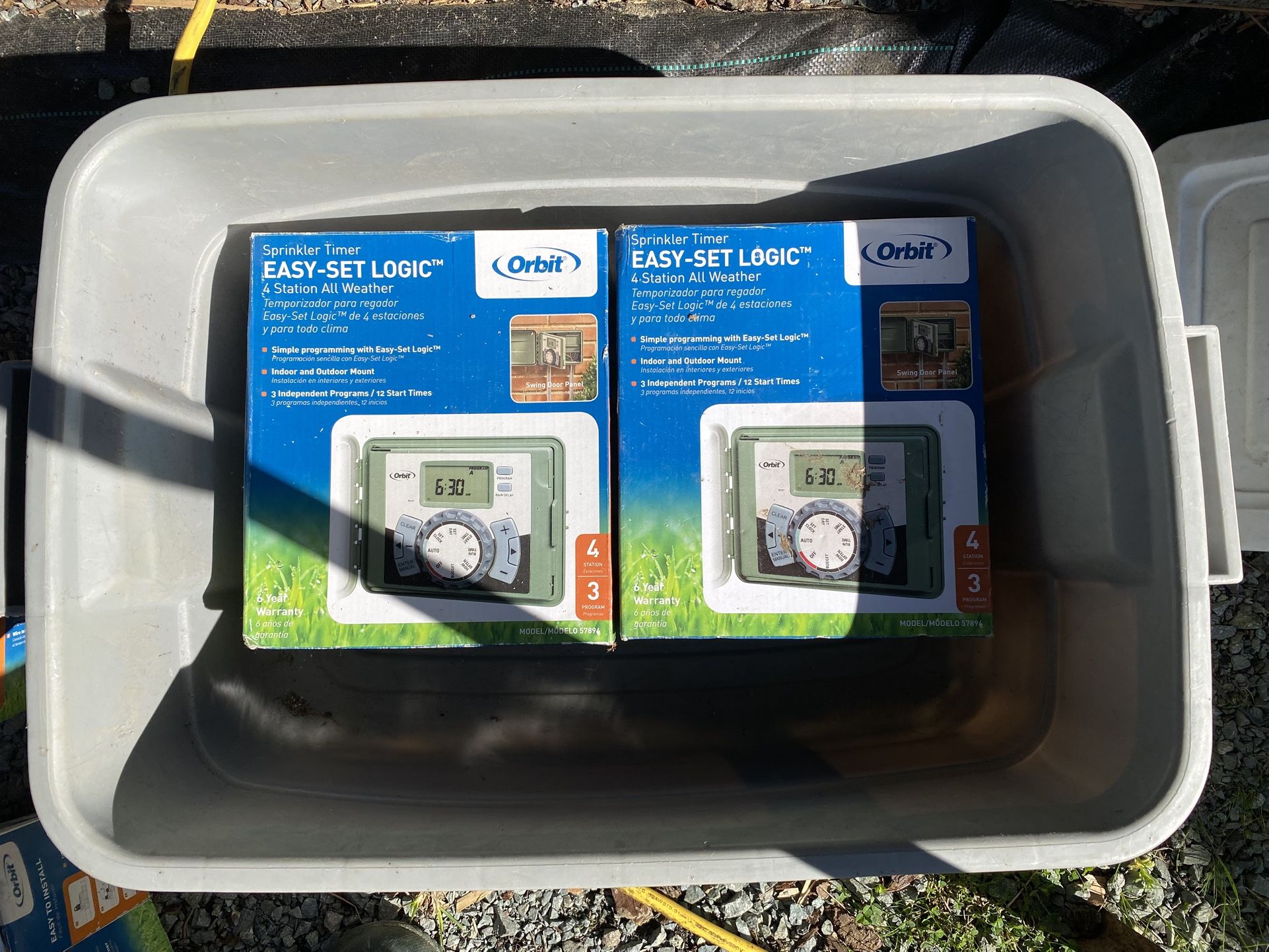 ORBIT All Weather Sprinkler Timers - 4 Station 1 Left
