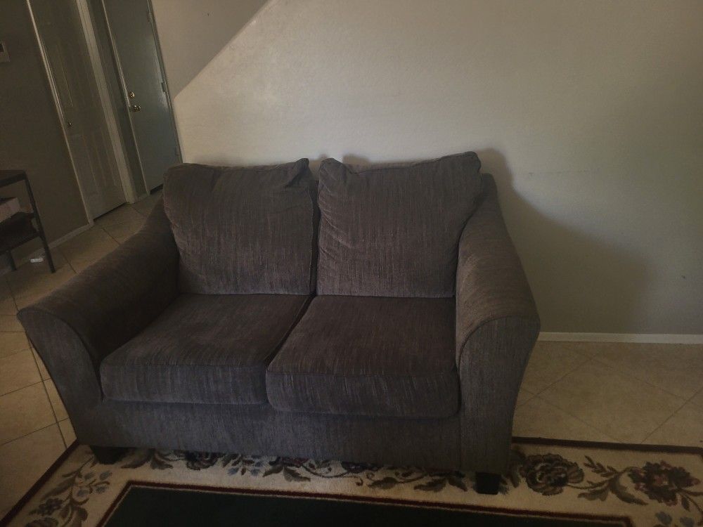 Grey Couches And Recliner