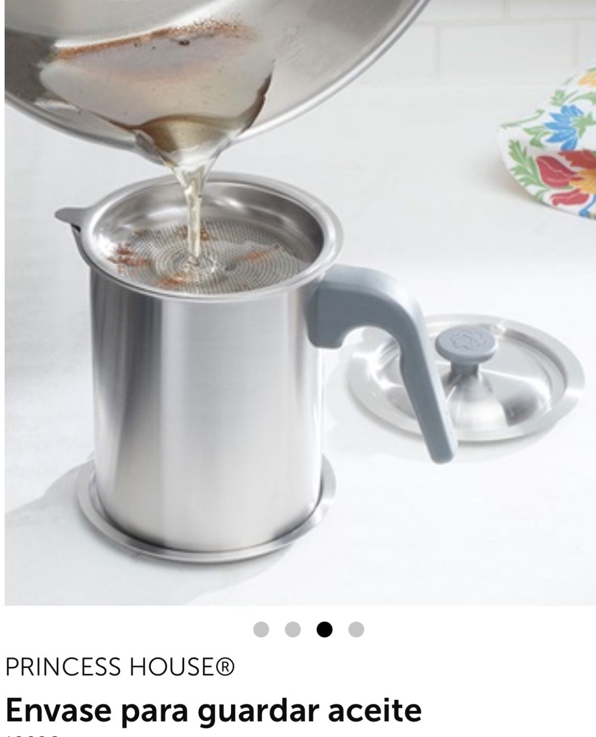 Envase Para Guardar Aceite