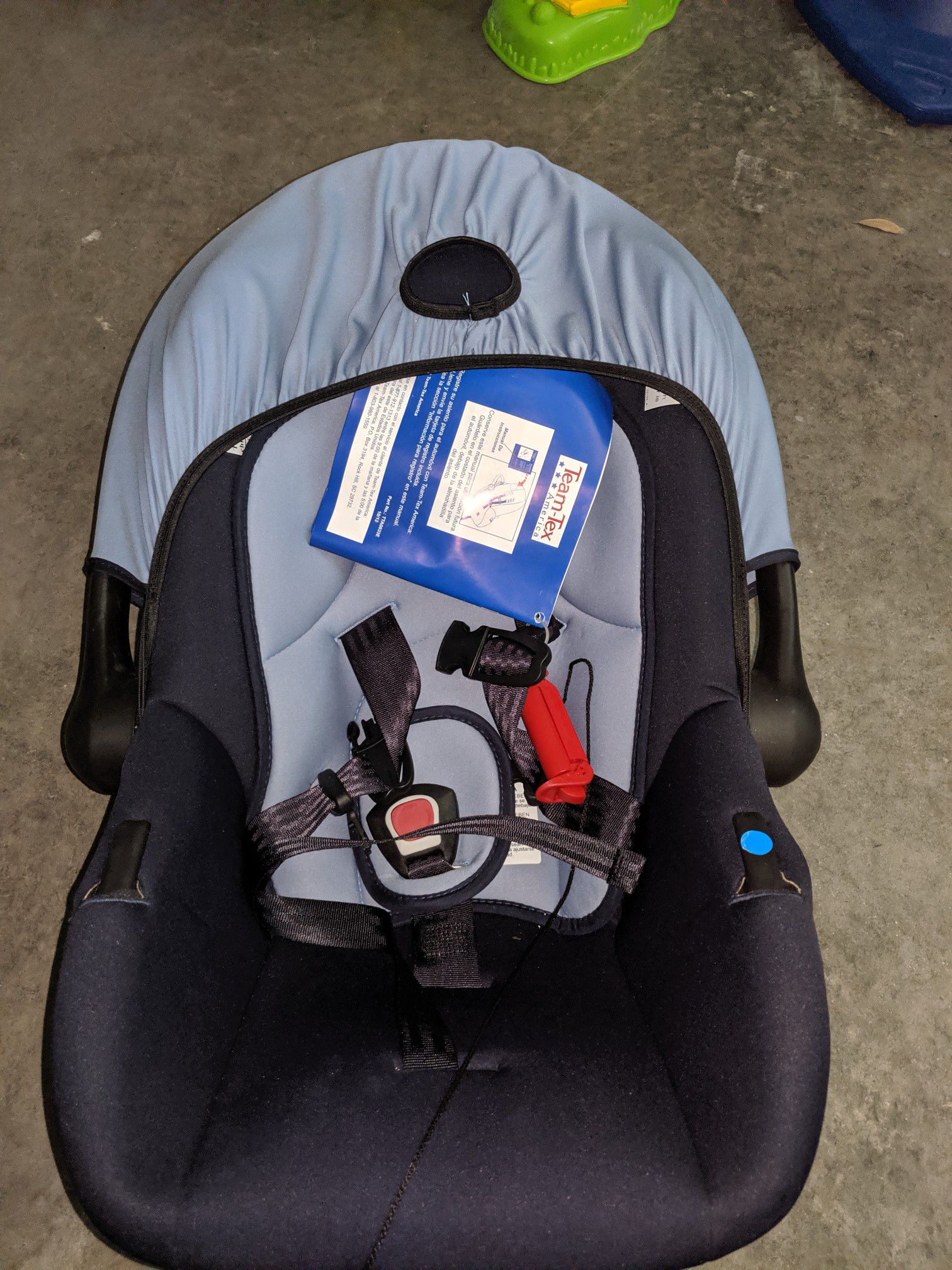 Brand new infant car seat