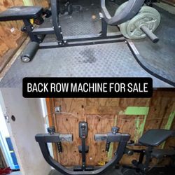 Back Row Machine