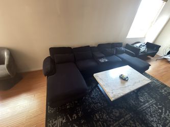 Brand Newish 133" U-shaped Sectional Sofa,