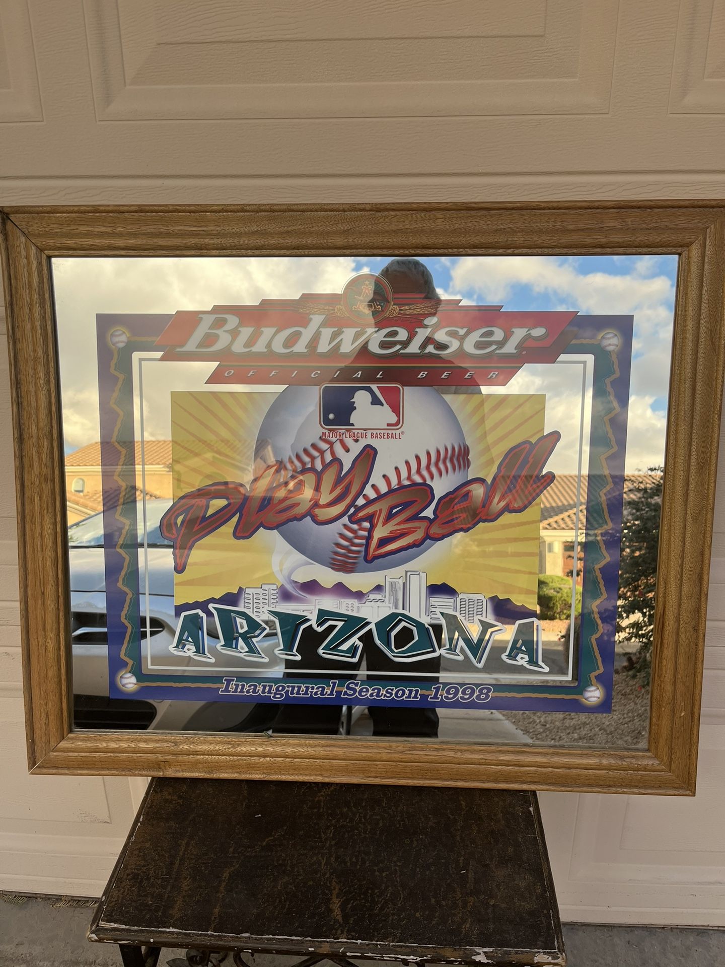 Budweiser, Arizona diamondbacks inaugural season mirror