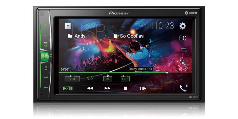 Pioneer Digital Multimedia Receiver with 6.2" WVGA Displa