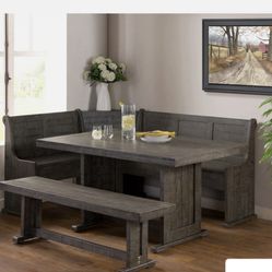 Gray Breakfast Nook