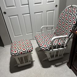 White Rocking Chair