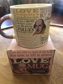 Rare Shakespeare mug