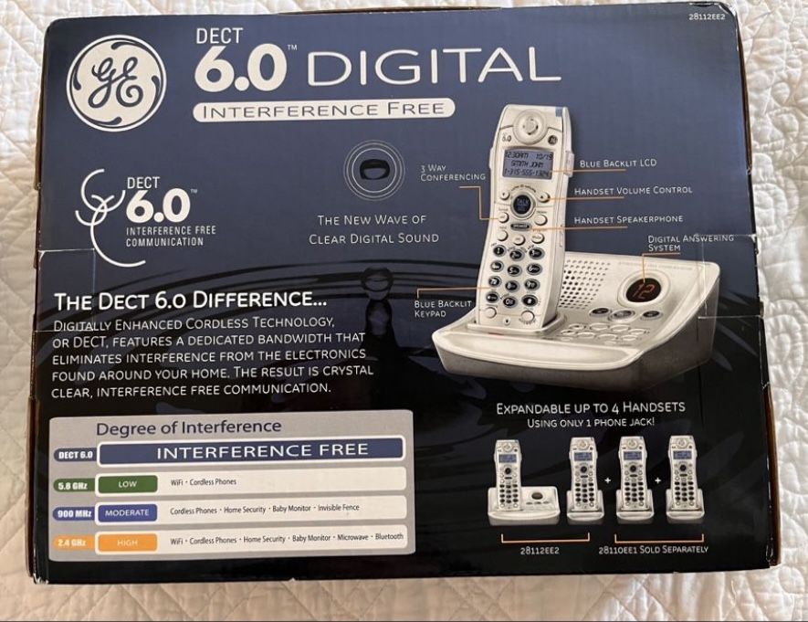 DECT 6.0 Digital Interference phones