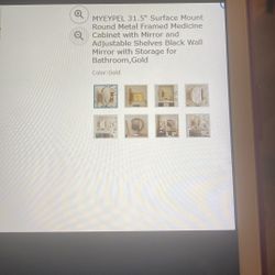 Bathroom Wall Mirror W/ Medicine Cabinet NEW