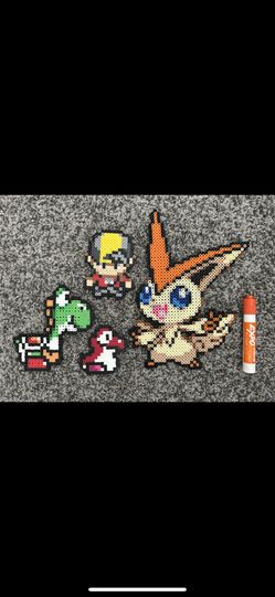 Perler Bead Art/ Pokemon & Yoshi’s FREE