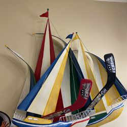 Tin Boat Very Cute For Decor 