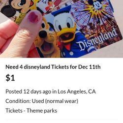 Disneyland Tickets please!