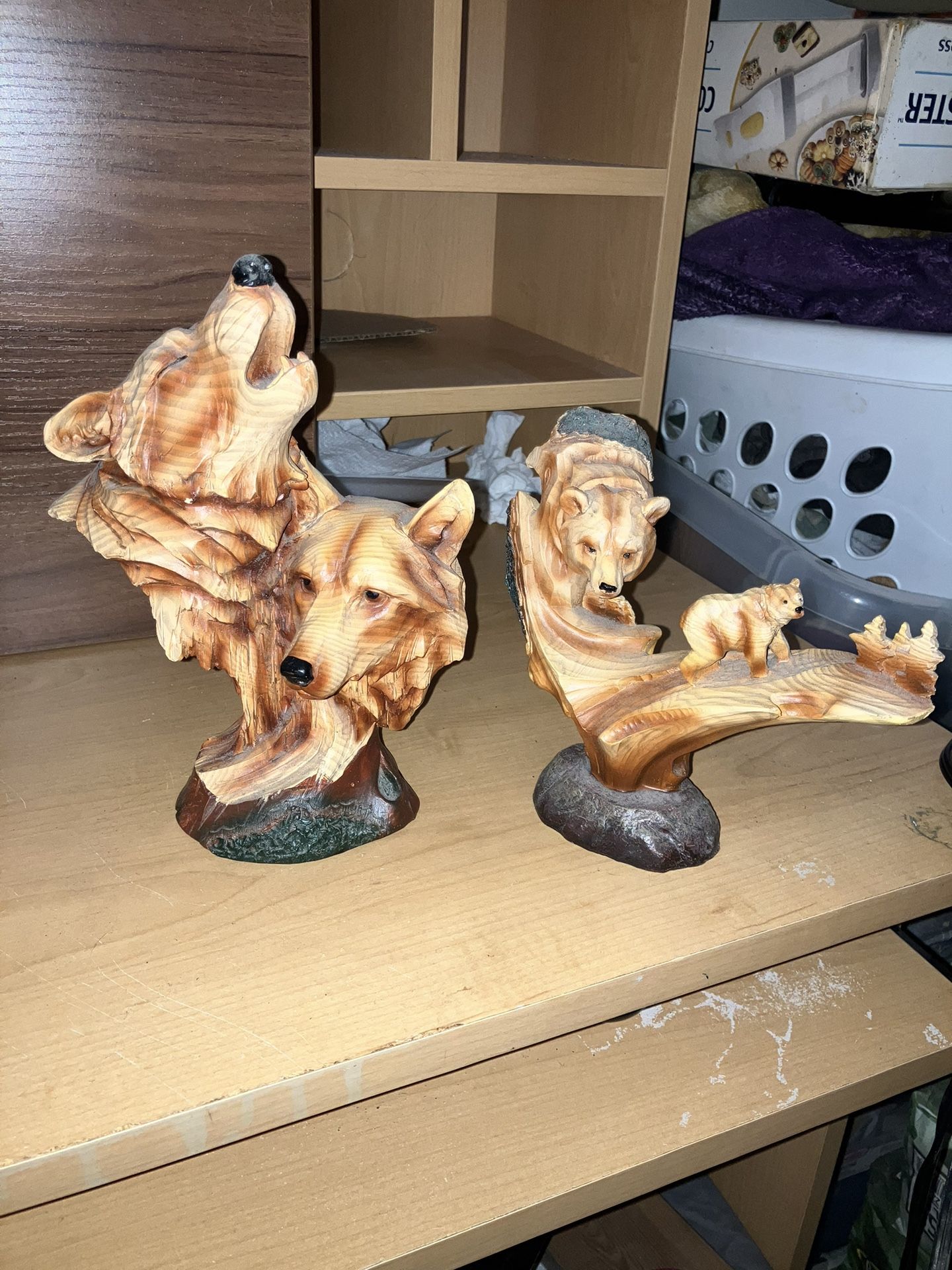 Wooden Statue Lot