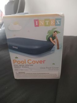 Intex Rectangular Pool Cover - Blue - 1 Pack - Fits 120 in. x 72 ...