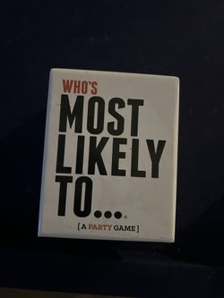 DSS Games Who's Most Likely to... Kinda Clean Family Edition [A Party Game]