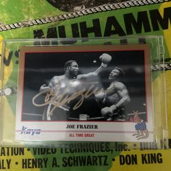 Boxing Card Joe Frazier 