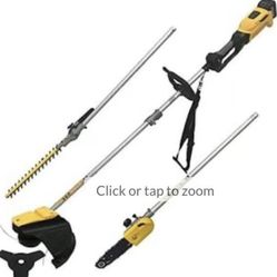 20V Coreless Trimmer/Chainsaw/Edger, 4-In-1 Multi Function Garden Electric Tool