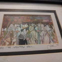 Print of By The Western Wall By G. Lavi