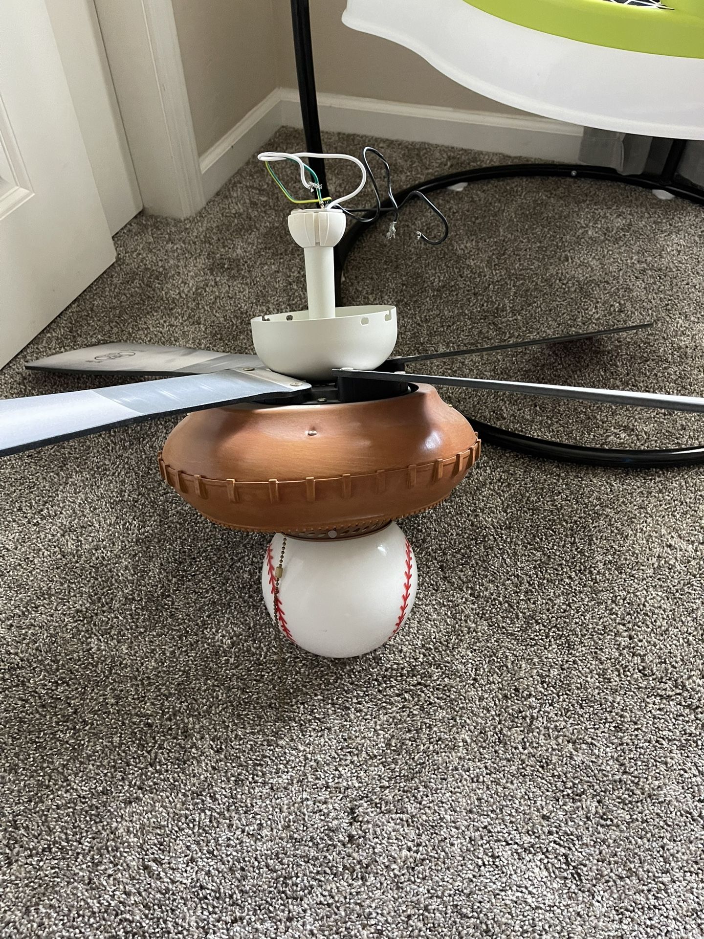 Baseball Ceiling Fan For In